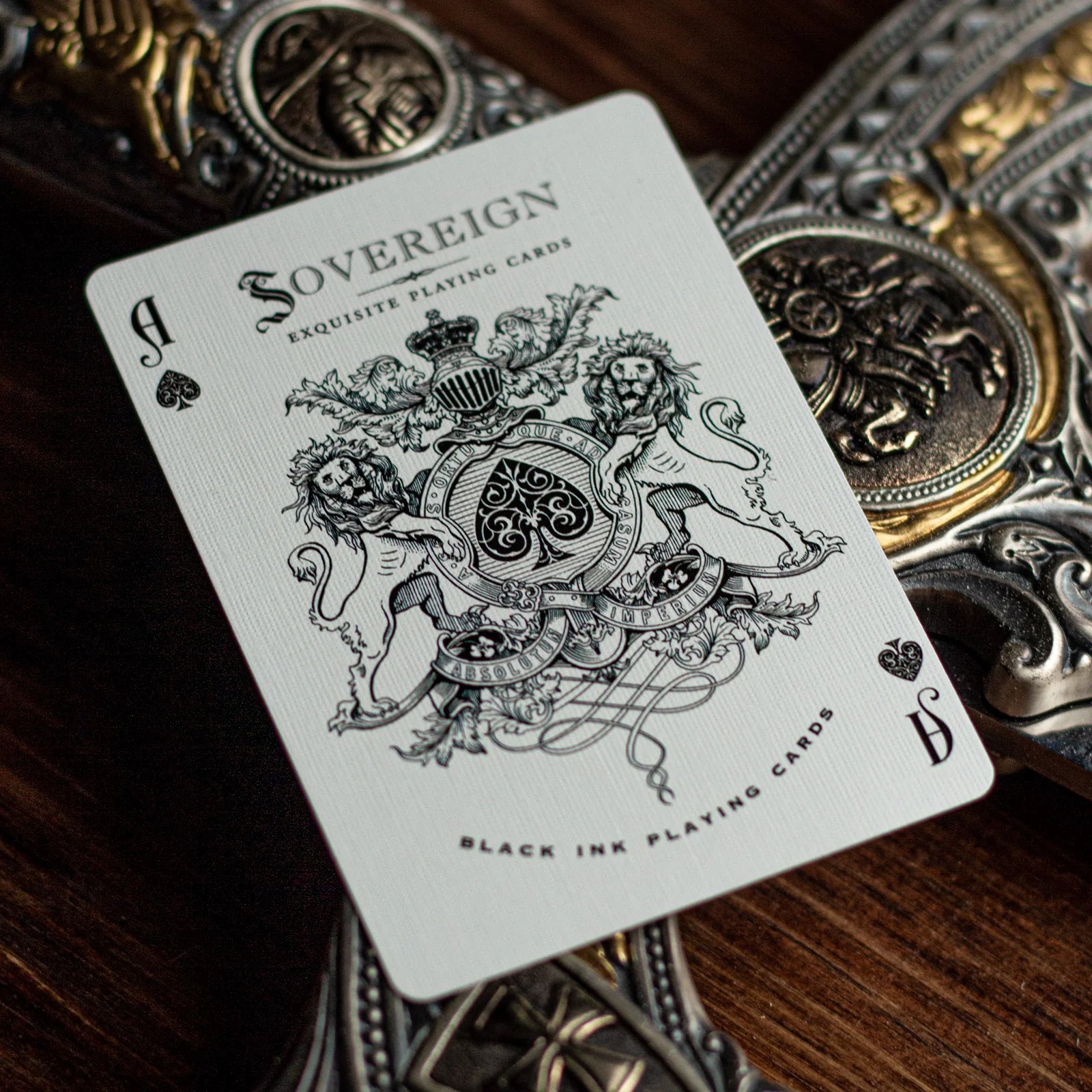 Premium Sovereign Playing Cards - Elegant White Deck for Poker, Magic Tricks & Cardistry | Perfect for Game Nights, Professional Performances & Collectors
