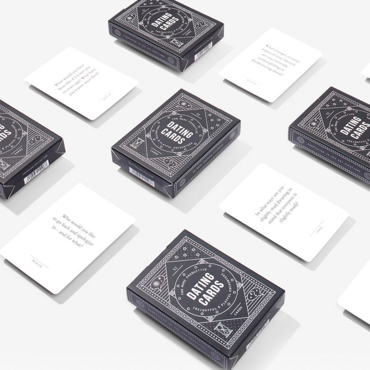 The School of Life Dating Cards - Thoughtful Conversation Starters for Couples | Perfect for Date Nights, Relationship Building & Romantic Gifts