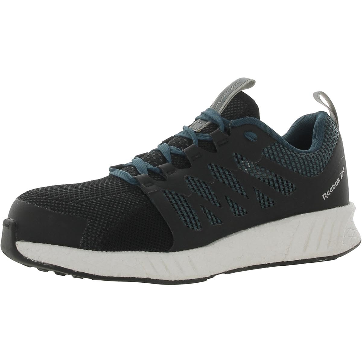Reebok Women's Rb314 Fusion Flexweave Safety Toe Athletic Work Shoes - Heritage Teal - Lightweight & Comfortable for Construction, Warehouse & Industrial Jobs