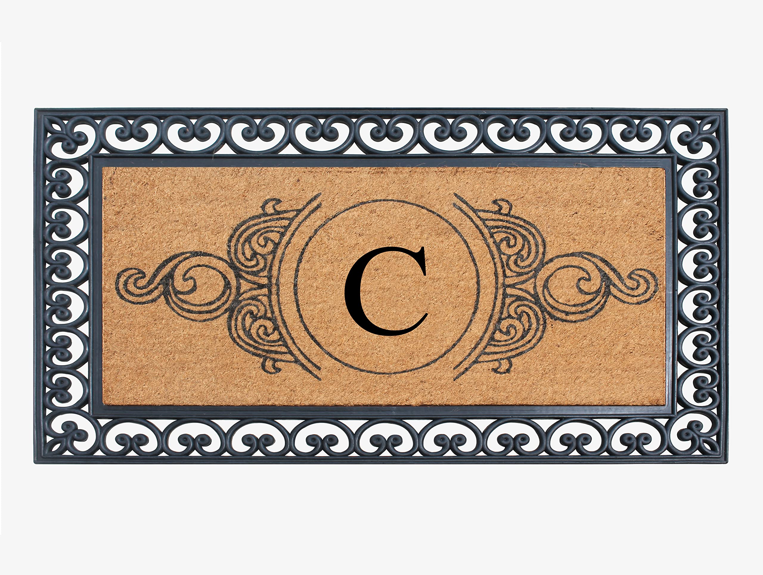 Premium Natural Coir Monogrammed Door Mat - 30