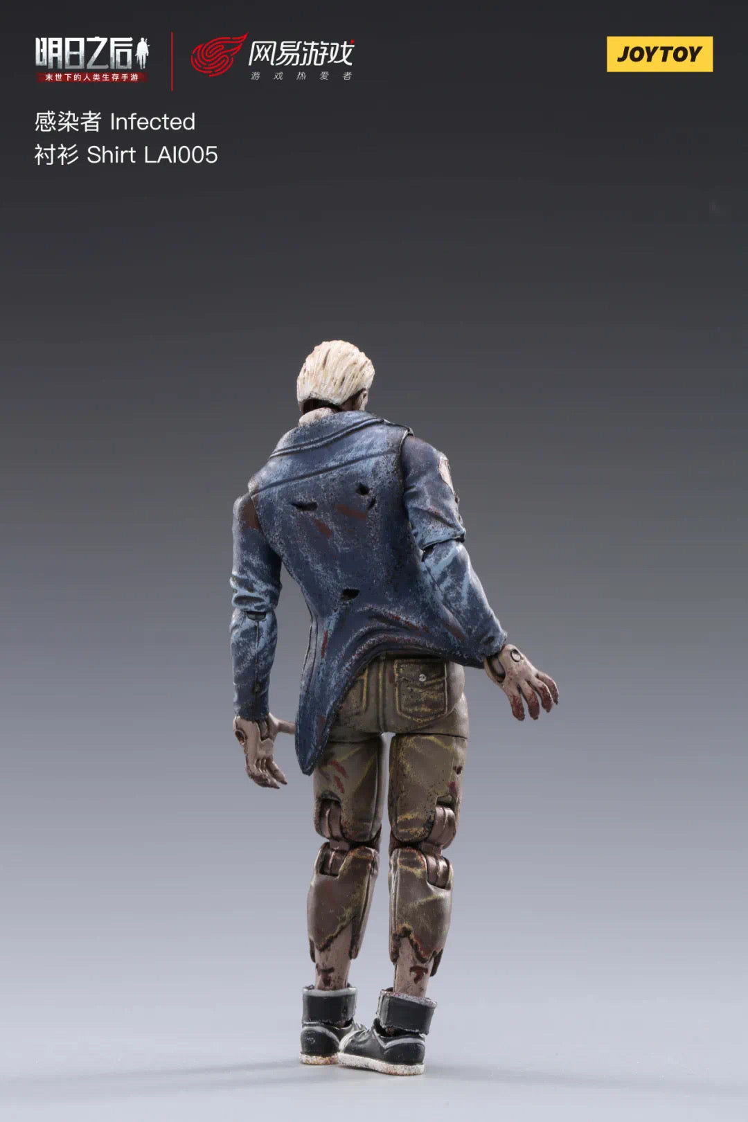 1/18 JOYTOY 3.75 Inch Zombie Action Figure Set (5PCS) - Life After Infected Person Series - Perfect for Horror Collectors, Diorama Displays & Tabletop Gaming Scenes