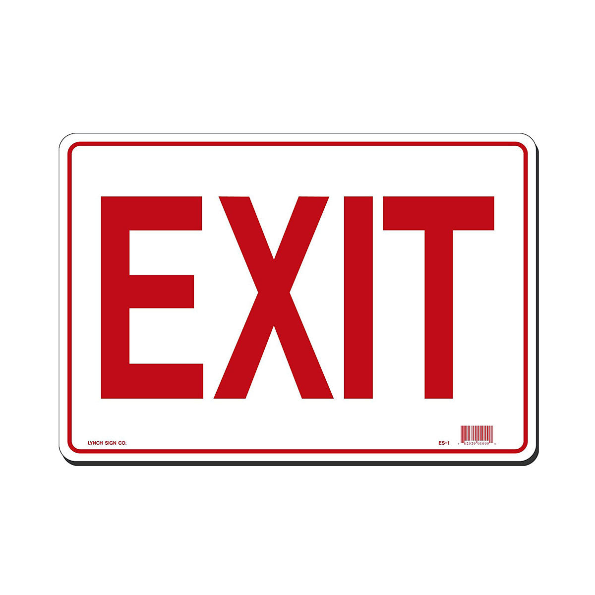 Emergency Exit Sign - 14 x 10 Inches, LED Exit Light with Battery Backup for Commercial Buildings, Schools & Offices - OSHA Compliant Safety Sign for Fire Exits & Emergency Evacuation