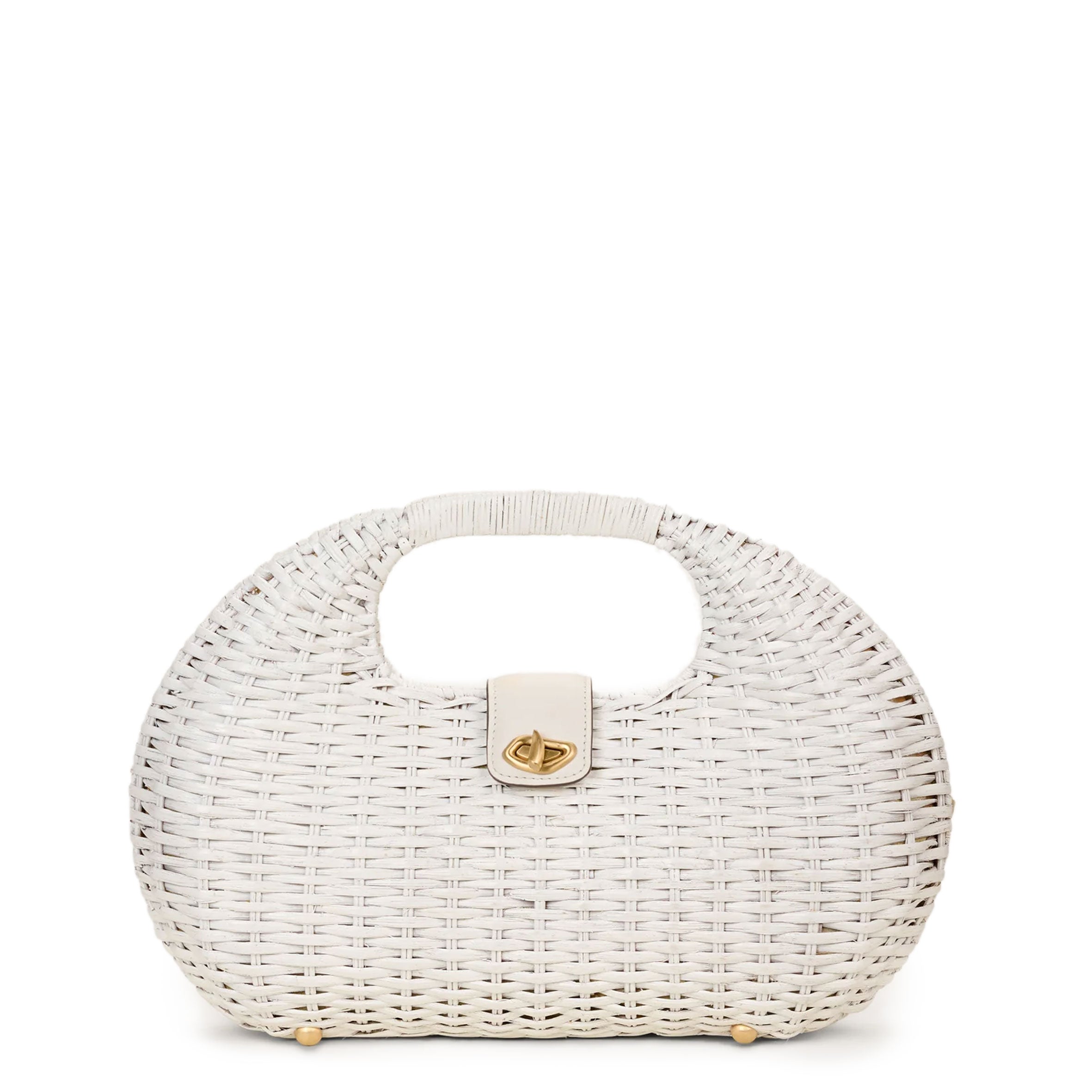 Lydia White Top Handle Handbag - Elegant Women's Purse for Work, Travel & Everyday Use