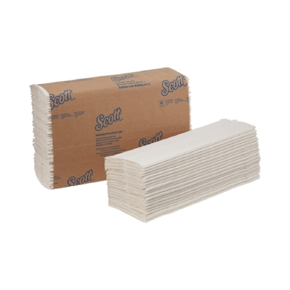Scott C-Fold Paper Towels - Bulk Pack of 200 Premium Absorbent Towels for Kitchen, Restaurant & Commercial Use