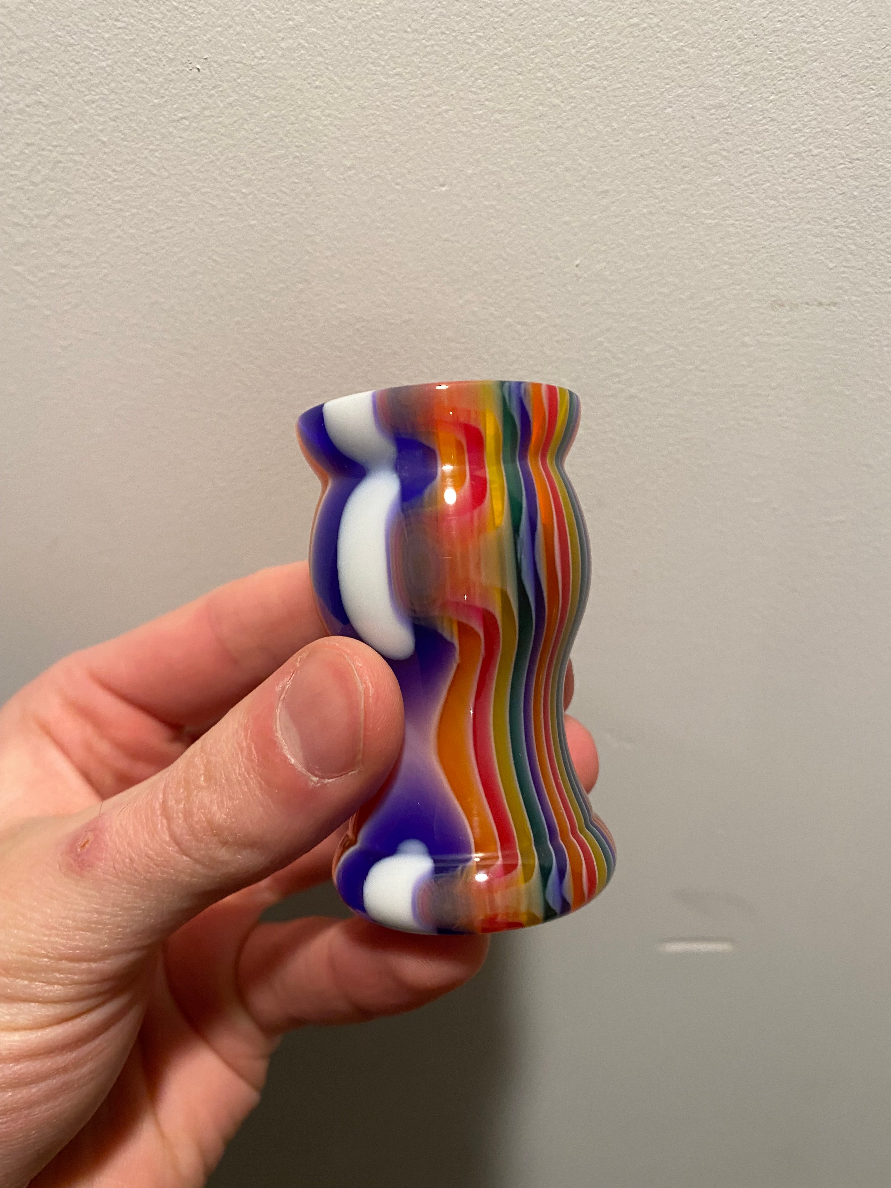Handcrafted Candy Stripe Shaving Brush Handle - Fits 24mm & 26mm Knots - Premium Factory Second Quality - Perfect for Wet Shaving & Grooming Gifts