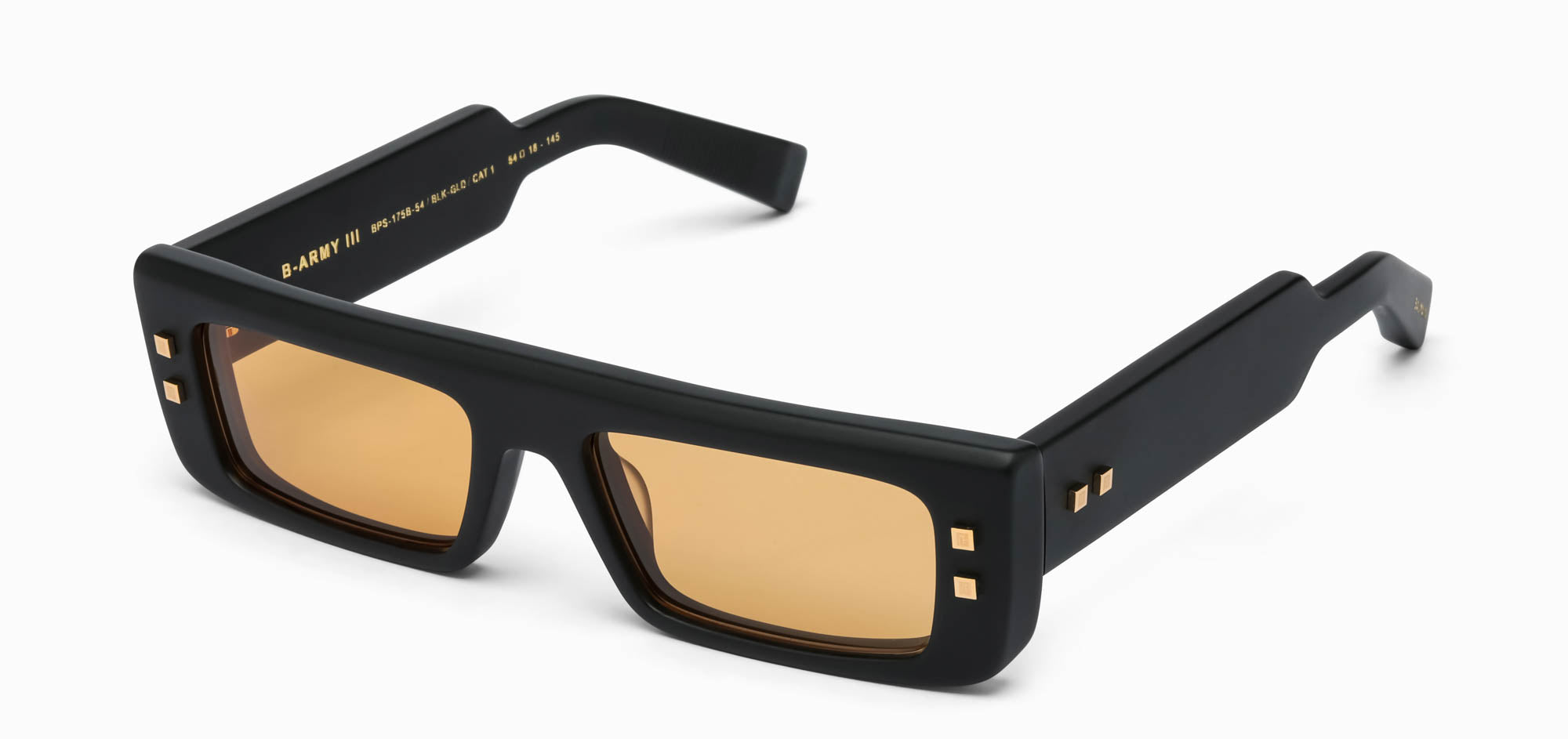 Matte Black/Gold-Orange