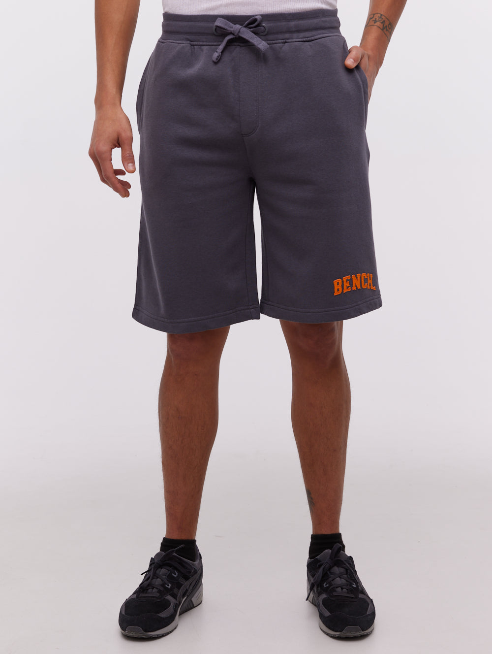 Jackton Collegiate Jogger Shorts for Men - Comfortable Athletic Running Shorts with Pockets | Perfect for Gym, Workout & Casual Wear