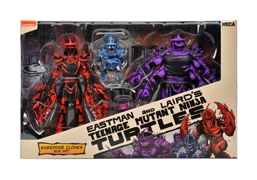 Teenage Mutant Ninja Turtles Shredder Clones Action Figure Set - Mirage Comics Collectible TMNT Villain Figures - Perfect for Display, Gifts & Comic Book Fans