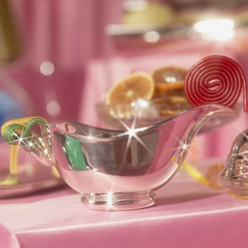 Christofle Vertigo Gravy Boat - Elegant Silver Plated Sauce Boat for Fine Dining & Holiday Entertaining