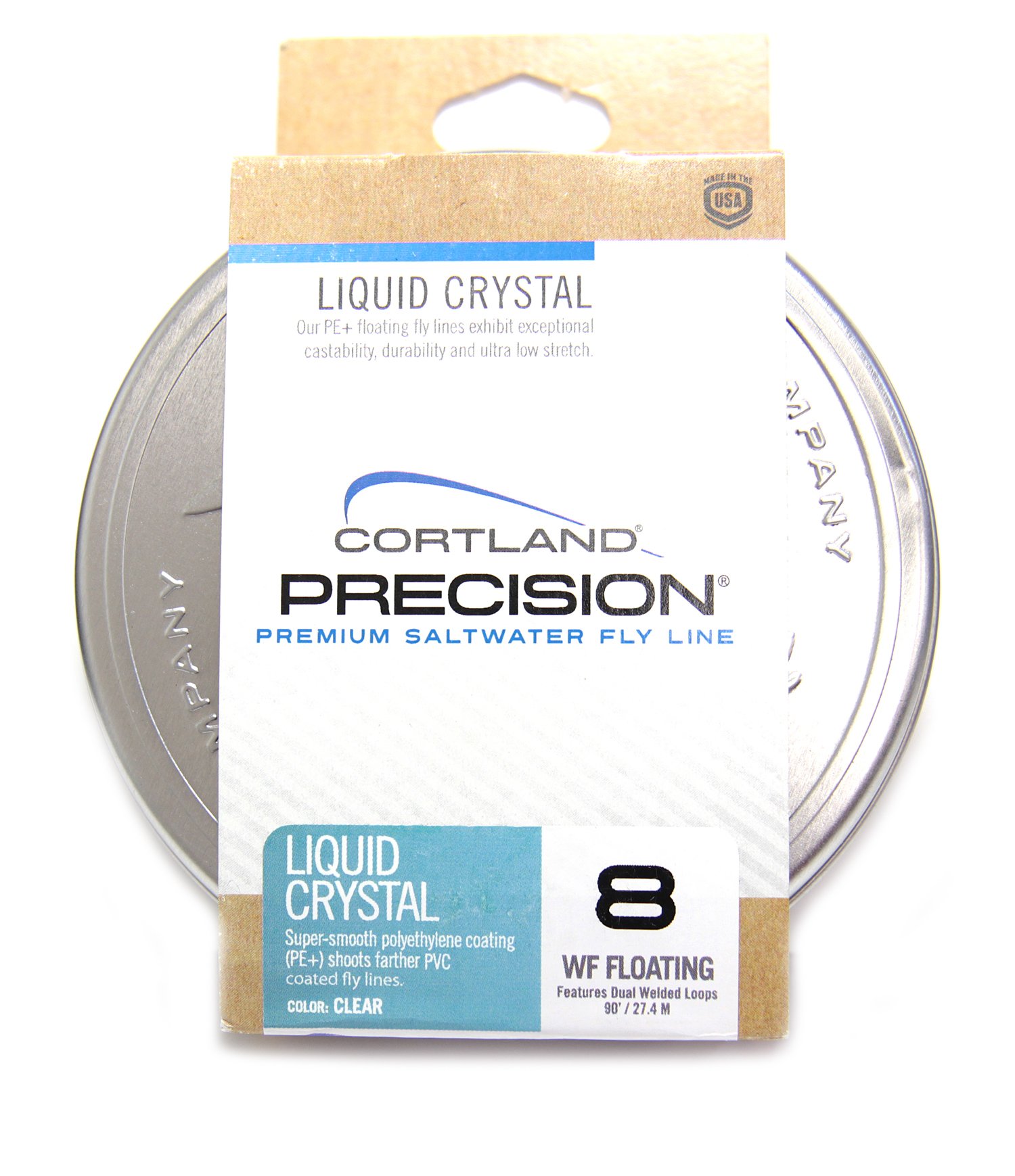 Cortland Flats Taper Fly Fishing Line - Premium Weight Forward Floating Line for Saltwater & Freshwater - Ideal for Bonefish, Redfish & Trout Fishing
