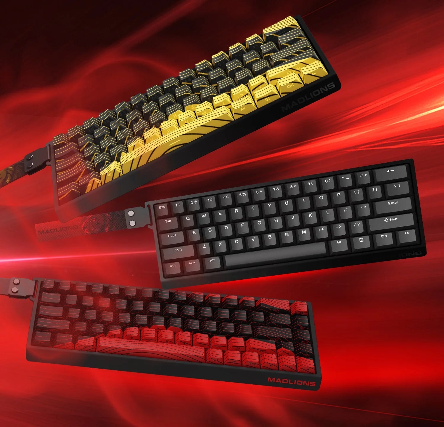 MADLIONS MAD60HE Hall Effect Rapid Trigger Mechanical Gaming Keyboard - 60% Compact Wired RGB Backlit for PC, Mac, PS5 - Perfect for FPS, MOBA & Competitive Esports Gaming