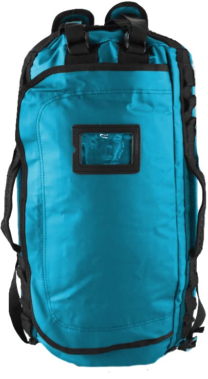 Waterproof Teal Small Trailhead Duffel Bag with Adjustable Shoulder Straps - Perfect for Travel, Gym & Outdoor Adventures