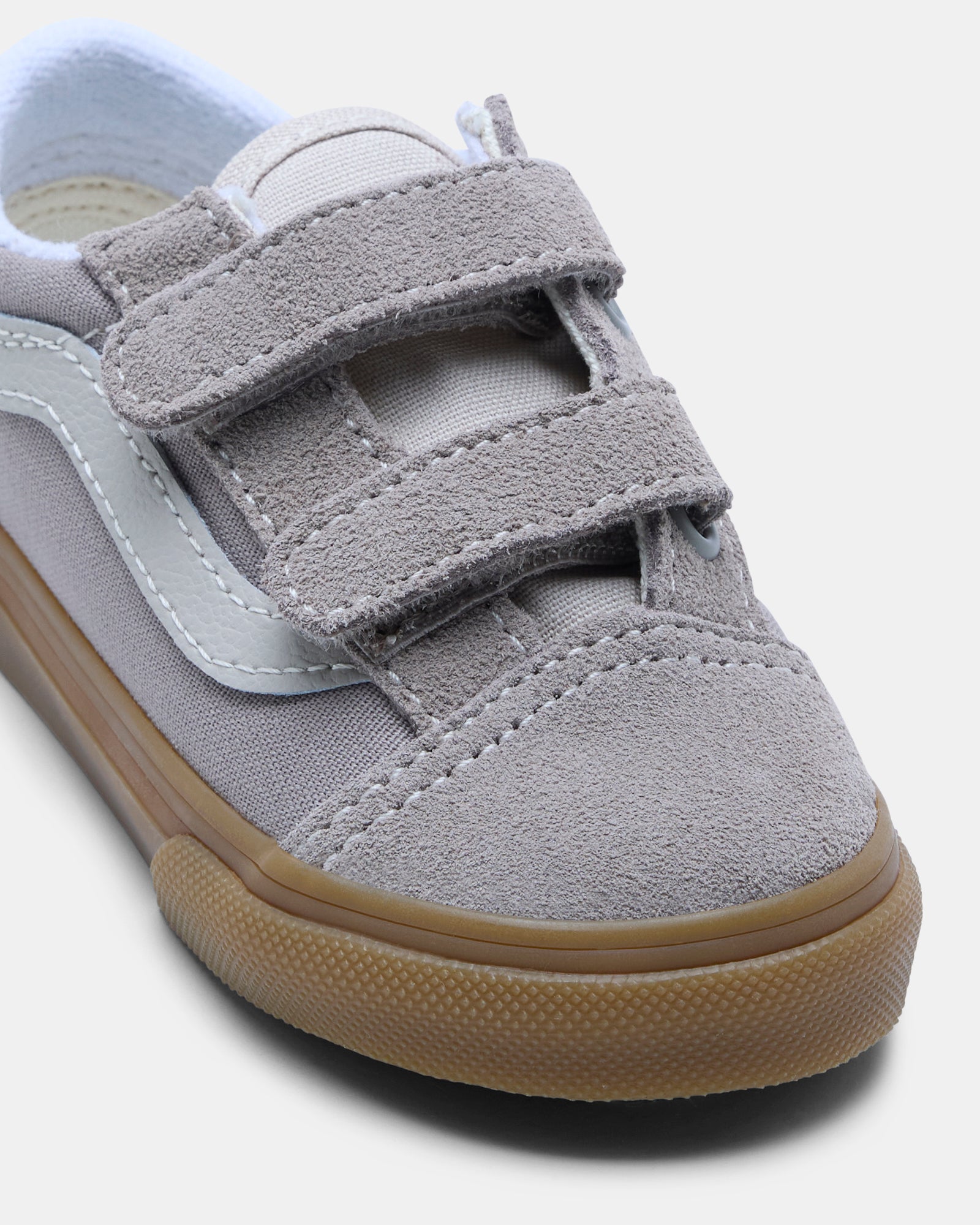 Vans Old Skool Infant Sneakers - Grey/Gum Colorway | Classic Skate Shoes for Toddlers & Babies | Perfect for Casual Wear, Playtime & Outdoor Adventures