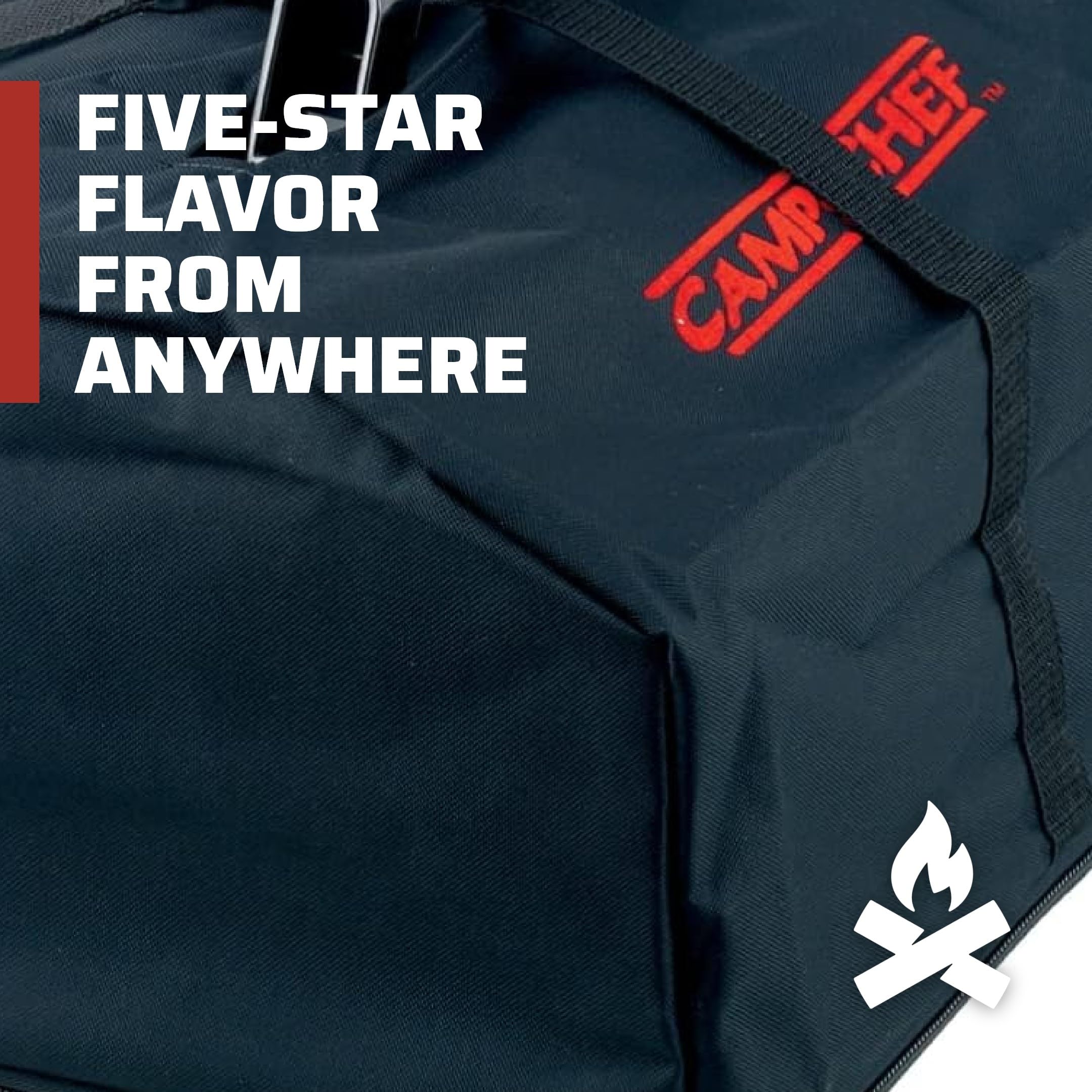 Camp Chef BBQ Grill Box Carry Bag - Durable & Waterproof Storage for Outdoor Cooking & Camping Gear - Perfect for Picnics, Tailgating & Backyard BBQs