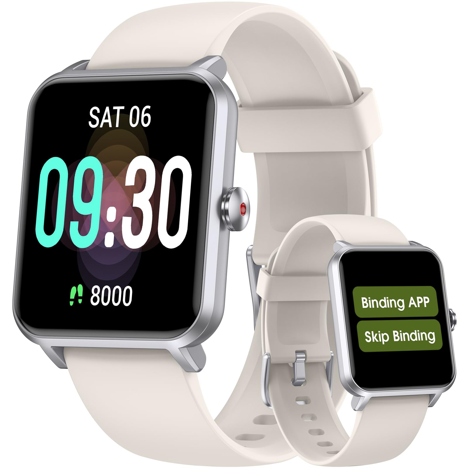 **Smart Watch for Seniors - Step Counter, Pedometer, Sleep & Fitness Tracker - No App/Phone Required - Waterproof Activity Tracker for Men & Women - Perfect Gift for Parents & Teenagers - Ideal for Walking, Running & Daily Health Monitoring**