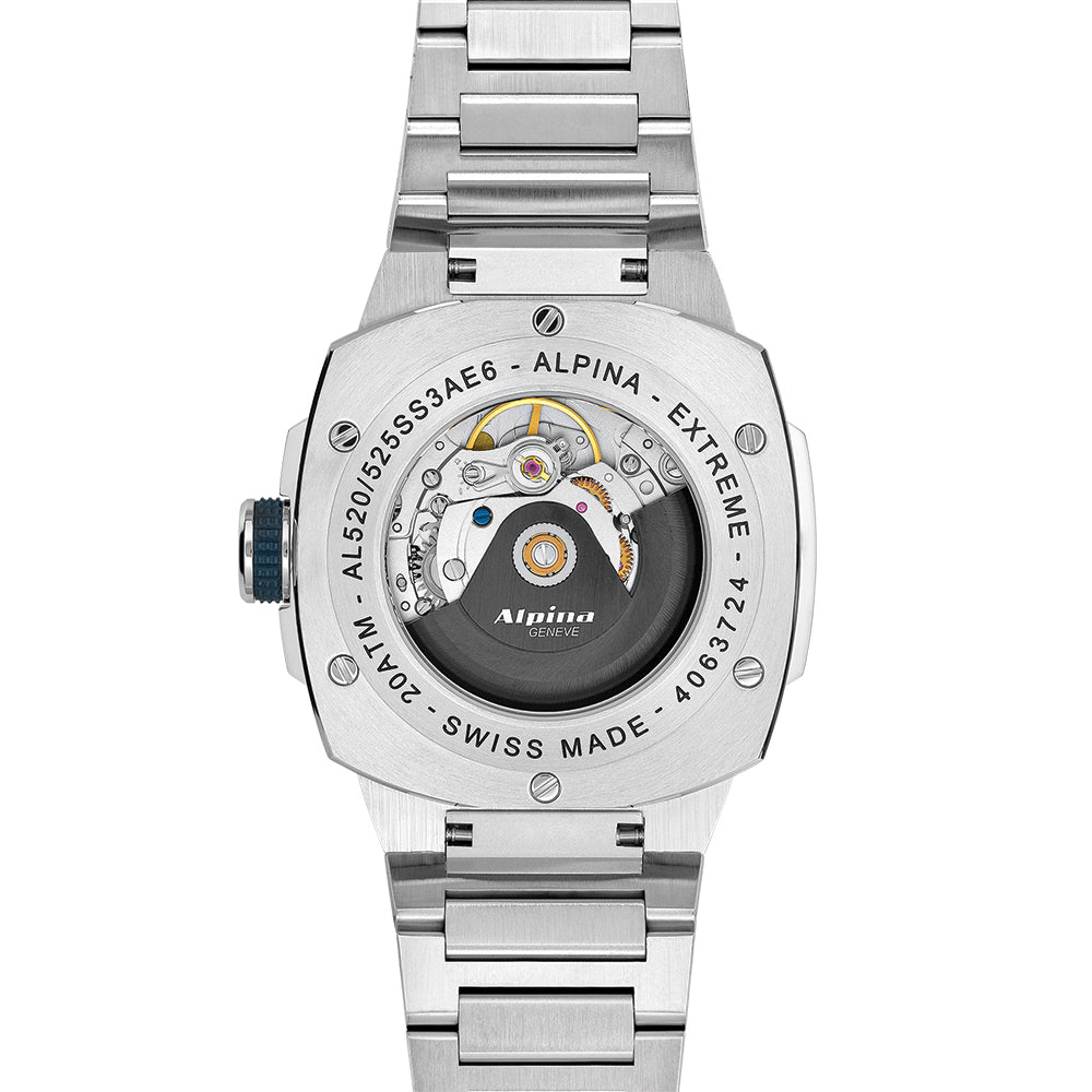 Alpiner Extreme Automatic 39mm Blue Men's Watch - Swiss Luxury Sports Timepiece for Diving, Hiking & Outdoor Adventures
