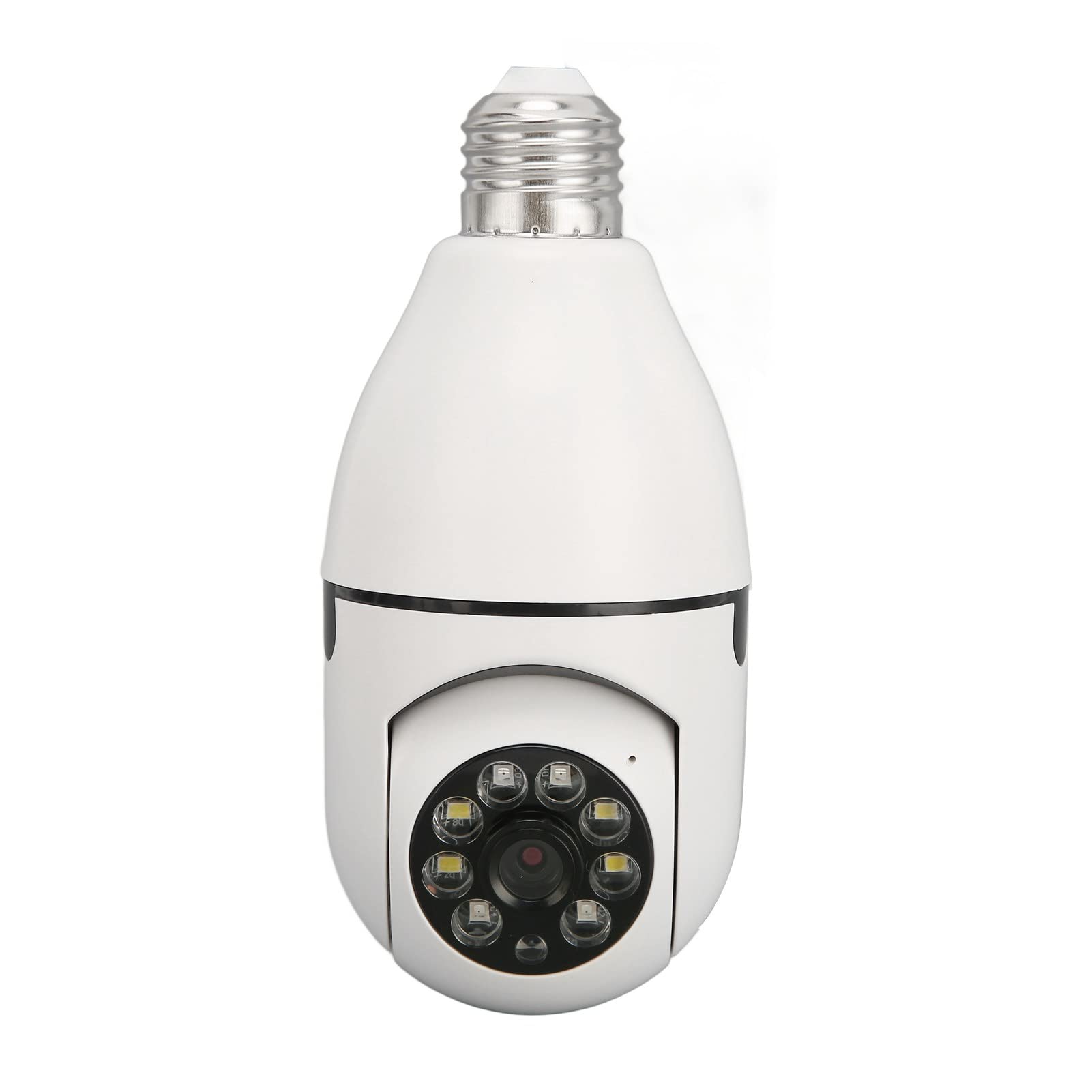 Fansheng Wireless 360° Panoramic Security Camera Light Bulb - 1080P HD Smart Home Surveillance with Night Vision, Motion Detection & 2-Way Audio - Works with E27 Lampholder - Perfect for Indoor/Outdoor Home Security & Baby/Pet Monitoring