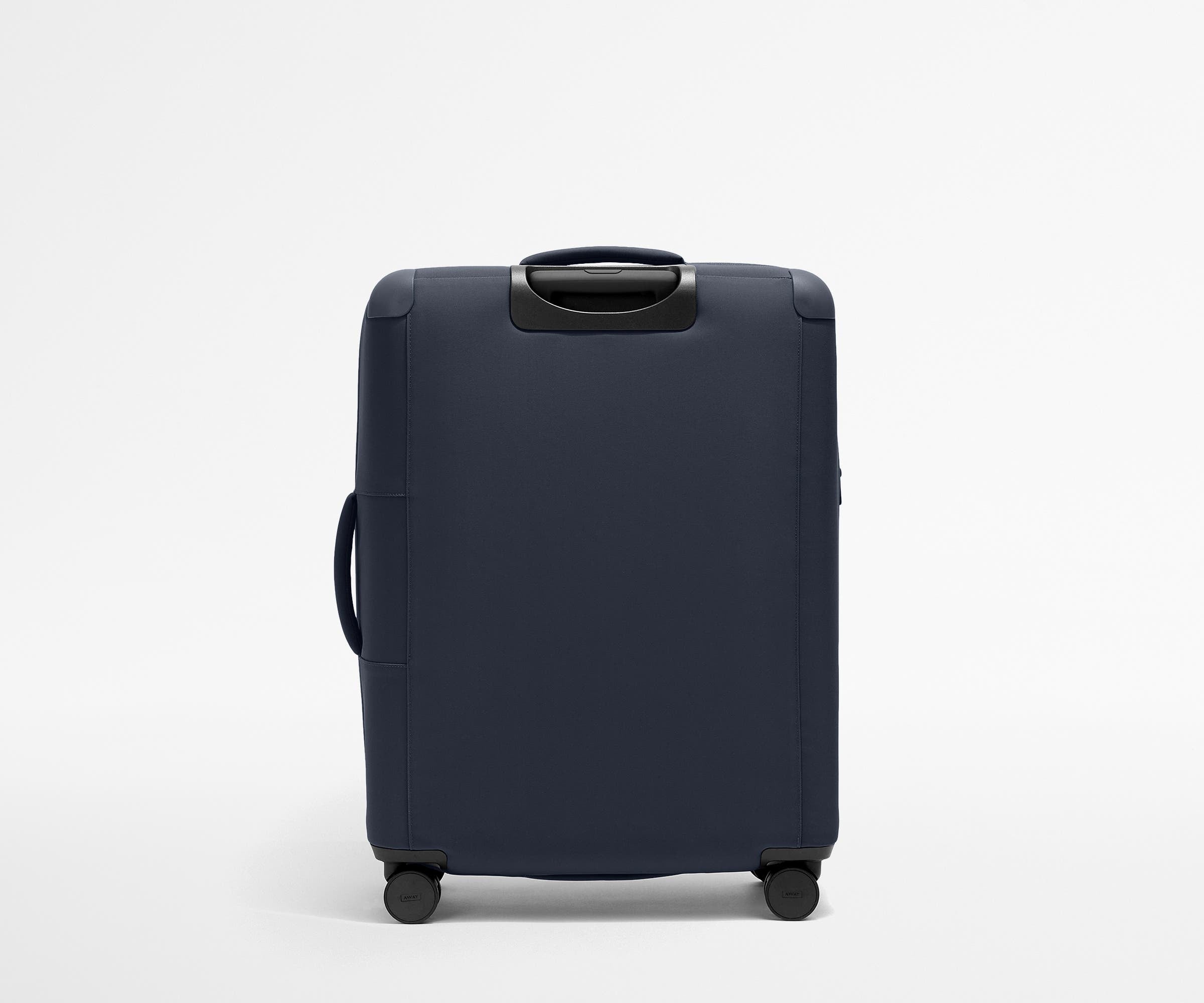 Premium Softside Large Luggage in Navy Blue – Spacious & Durable Suitcase for Travel, Business Trips & Vacations