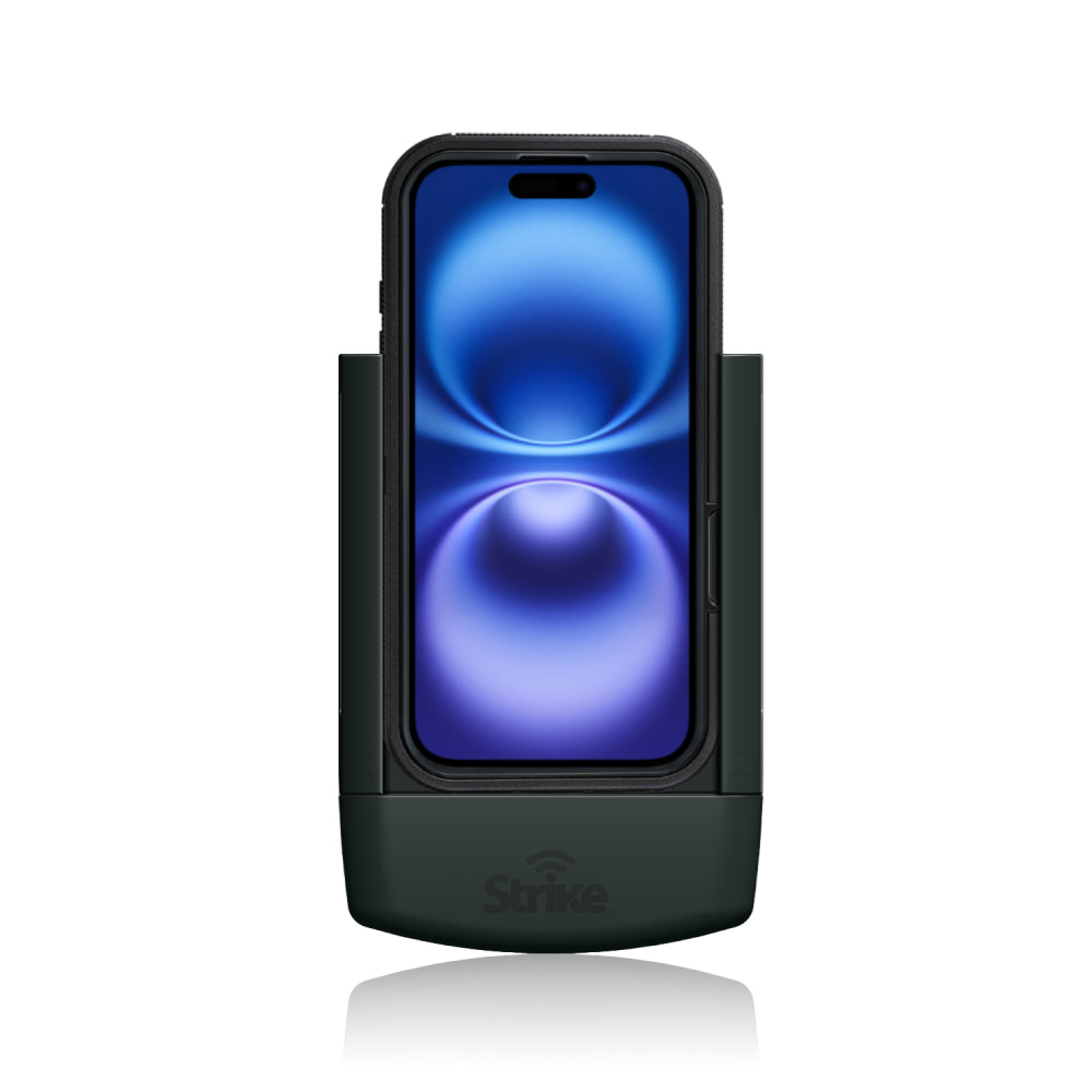 iPhone 16 Car Phone Mount Holder - Compatible with Strike Rugged Case - Secure Hands-Free Driving for GPS Navigation & Music Playback