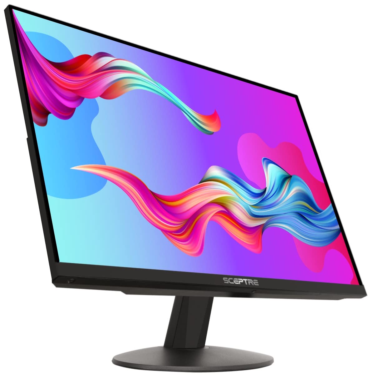 Sceptre 24-Inch IPS LED Monitor 1080p Full HD 75Hz - HDMI VGA Ports with Built-in Speakers, Black (E248W-FPT) - Perfect for Home Office, Gaming & Business Workstations