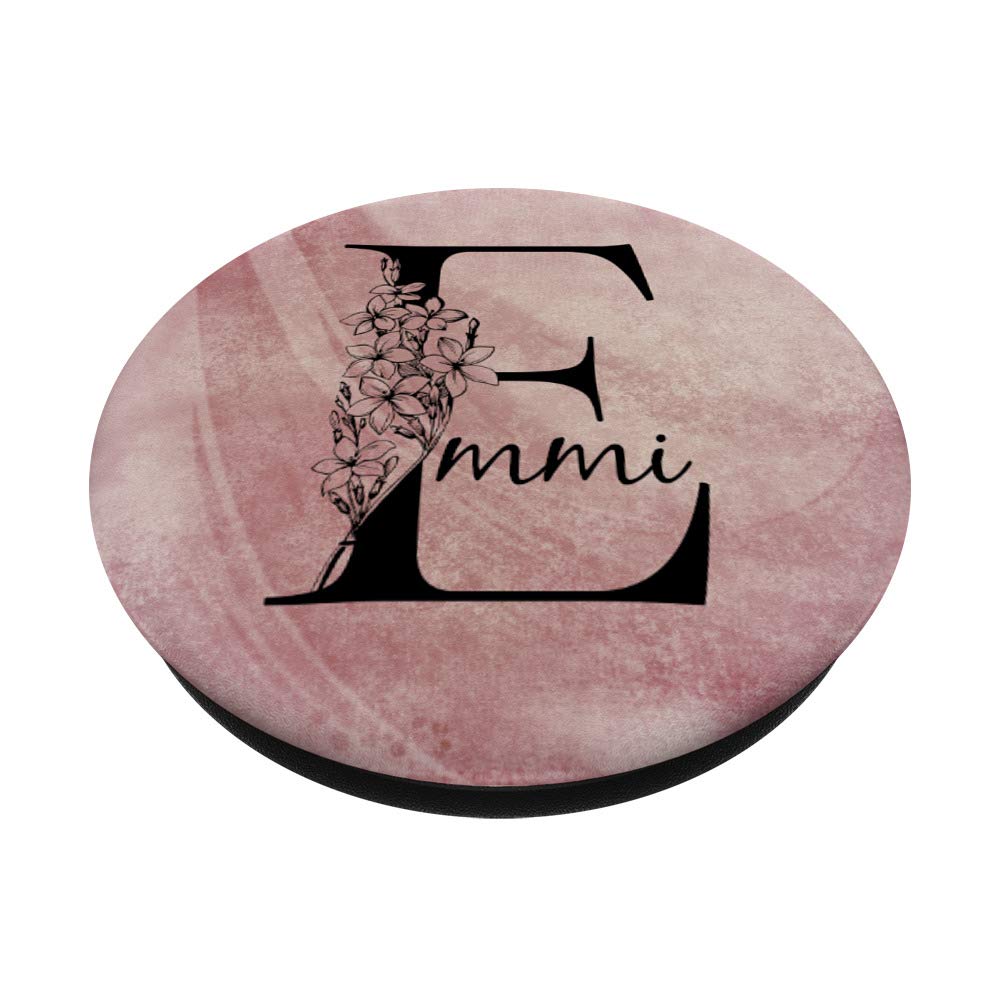 Emmi Personalized Name Floral Rose Pink Grunge Design T-Shirt - Custom Name Apparel for Women & Girls - Perfect for Birthdays, Gifts & Casual Wear