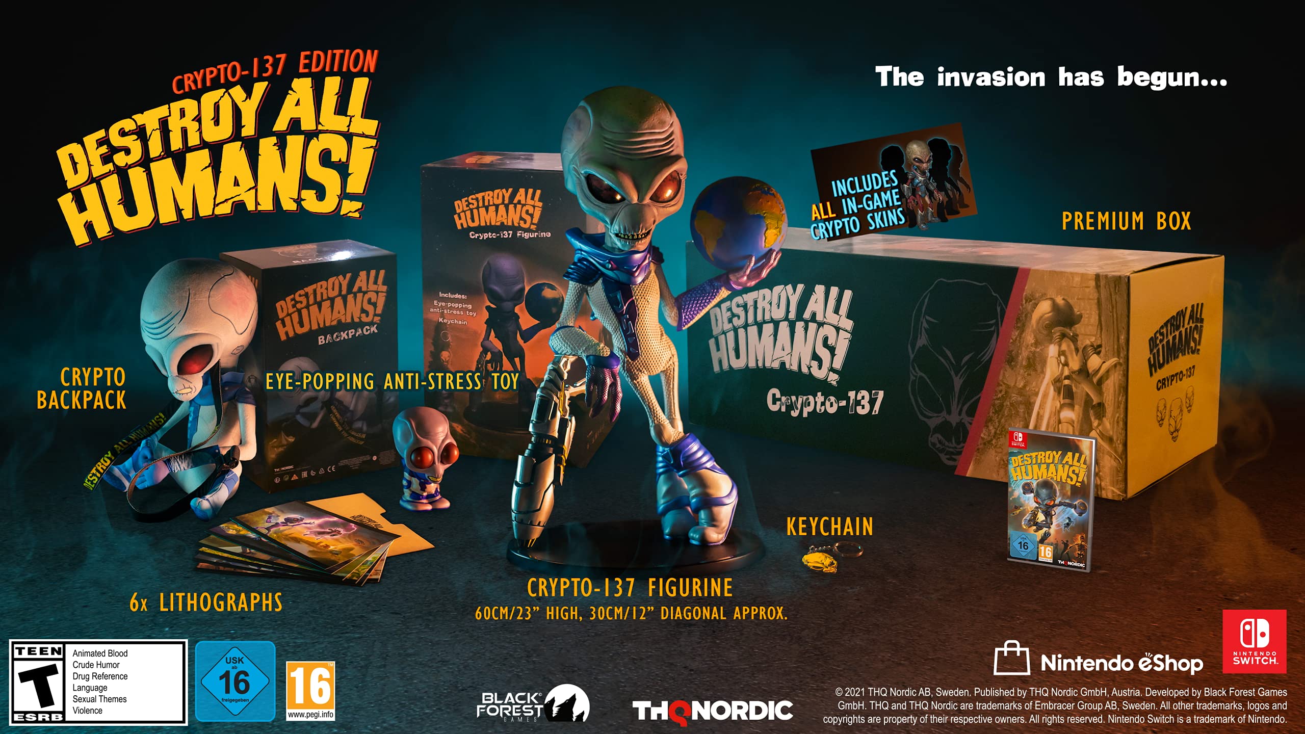 Destroy All Humans! Crypto-137 Edition - Nintendo Switch Game | Alien Invasion Action Adventure | Perfect for Sci-Fi Fans & Switch Gamers