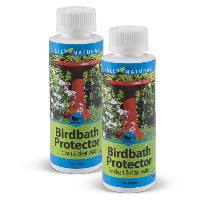 4 oz. Bird Bath Protector, Set of 2 - Durable Outdoor Garden Decor for Birds, Prevent Algae & Debris - Perfect for Backyard, Patio, and Garden Bird Baths