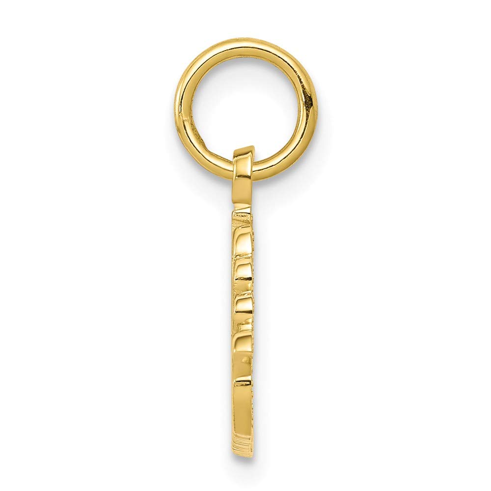 10K Yellow Gold Basketball Charm Pendant for Necklace - Perfect Gift for Basketball Lovers, Sports Fans & Jewelry Collectors - Great for Game Day, Birthdays & Special Occasions