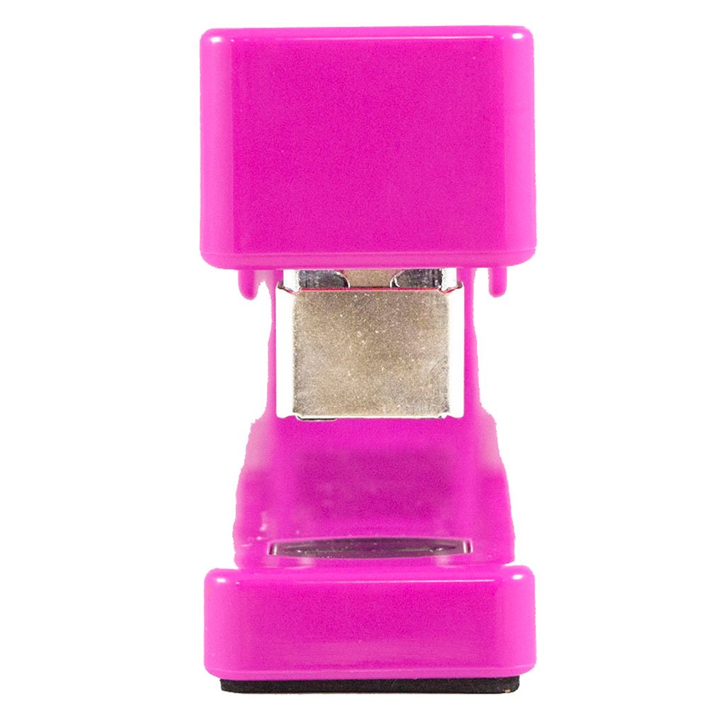 JAM PAPER Pink Office Starter Kit - Stapler, Tape Dispenser, Staples, Paper Clips & Binder Clips (5-Piece Set) - Perfect for Home Office, School & Workplace Organization