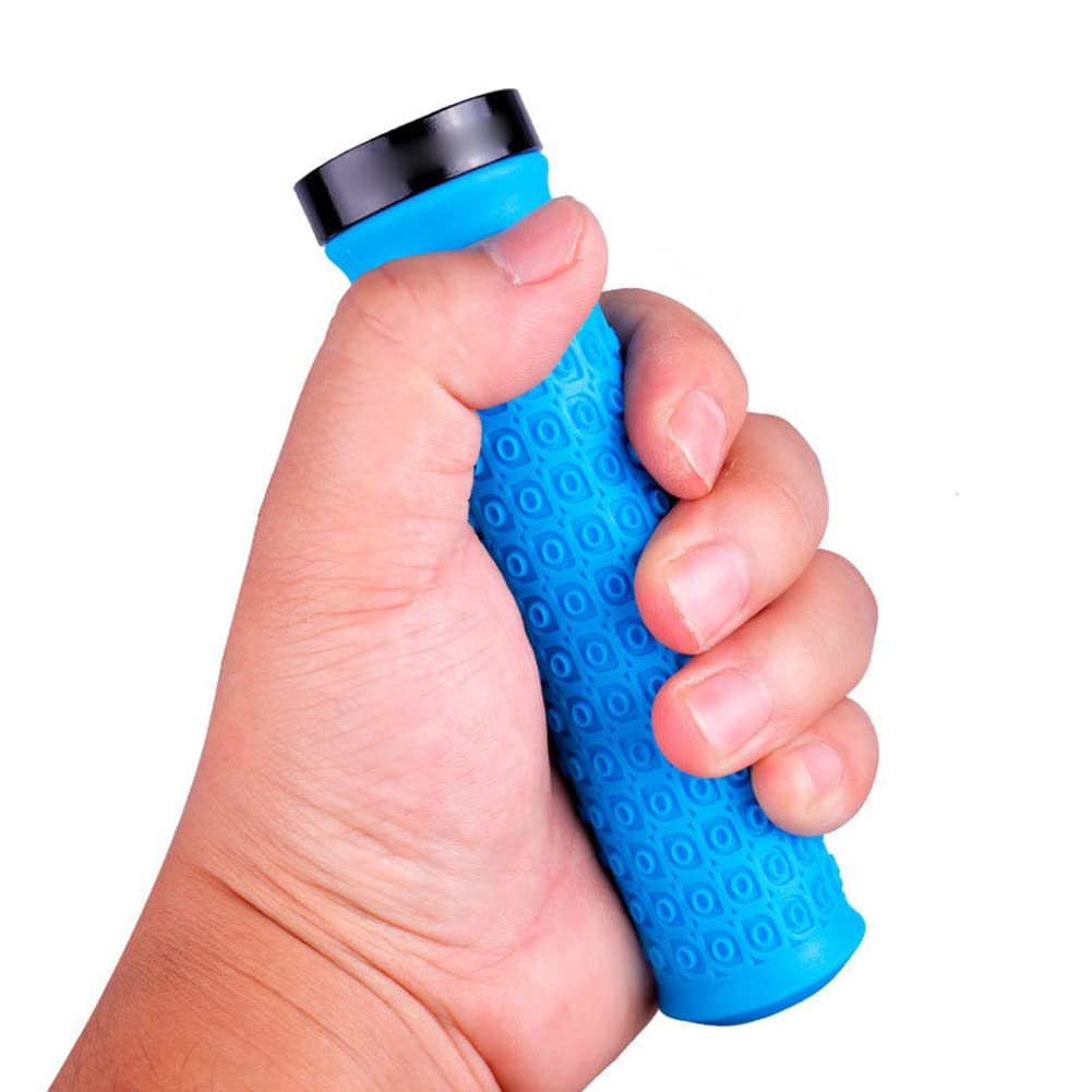 Anti-Slip Bicycle Handlebar Grips - Zcargel Soft Rubber Bike Grips for Mountain Bikes (20-22mm Diameter) | Durable Handlebar Protectors for Comfortable Cycling & Off-Road Adventures