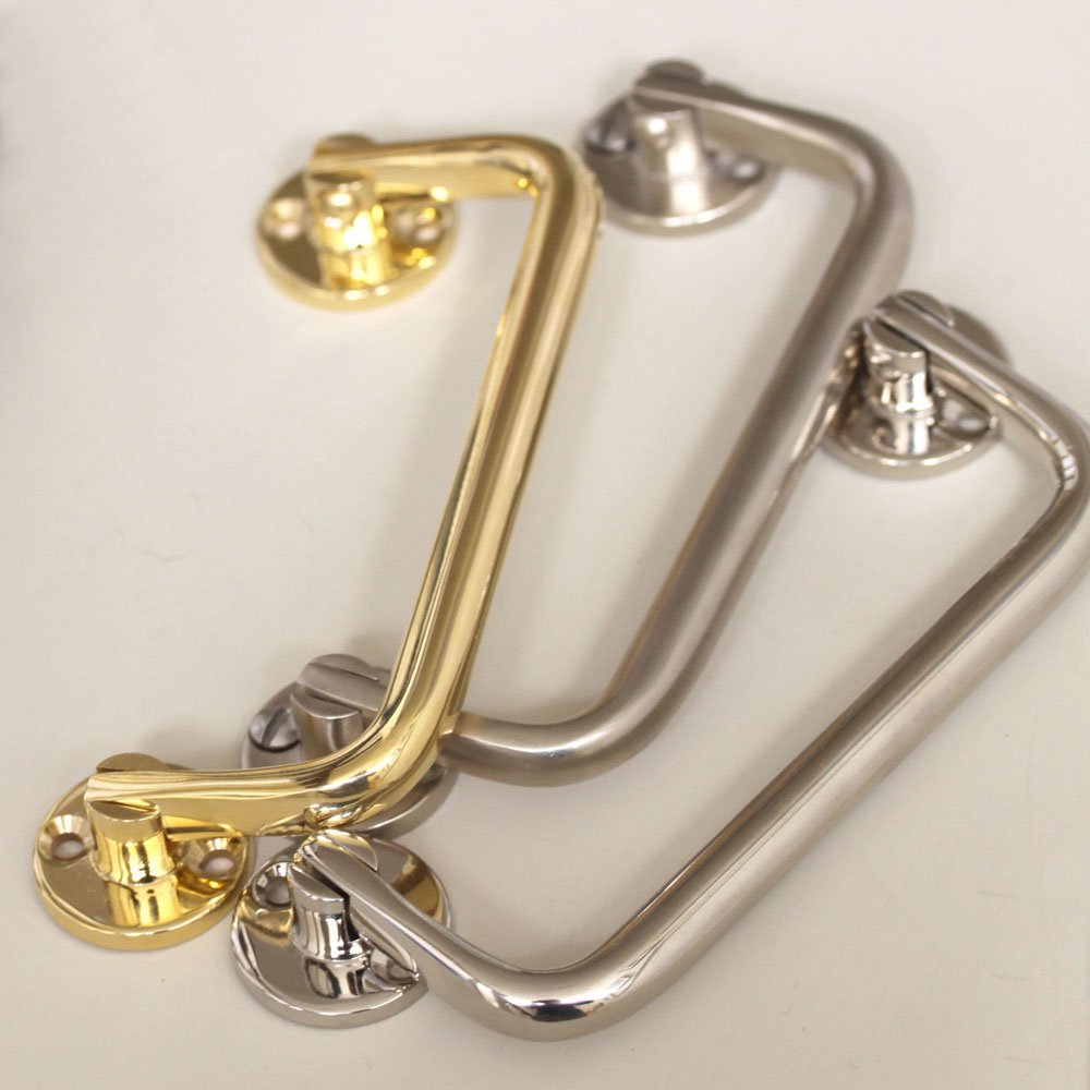 Polished Nickel Cabinet Lifting Handle - Heavy Duty Drawer Pull for Kitchen & Bathroom - Perfect for Cabinets, Dressers, and Furniture Upgrades