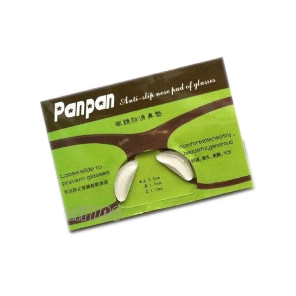5 Pairs Soft Silicone Anti-Slip Nose Pads for Glasses & Sunglasses - Non-Slip Eyewear Accessories - Perfect for Sports, Reading & Daily Wear