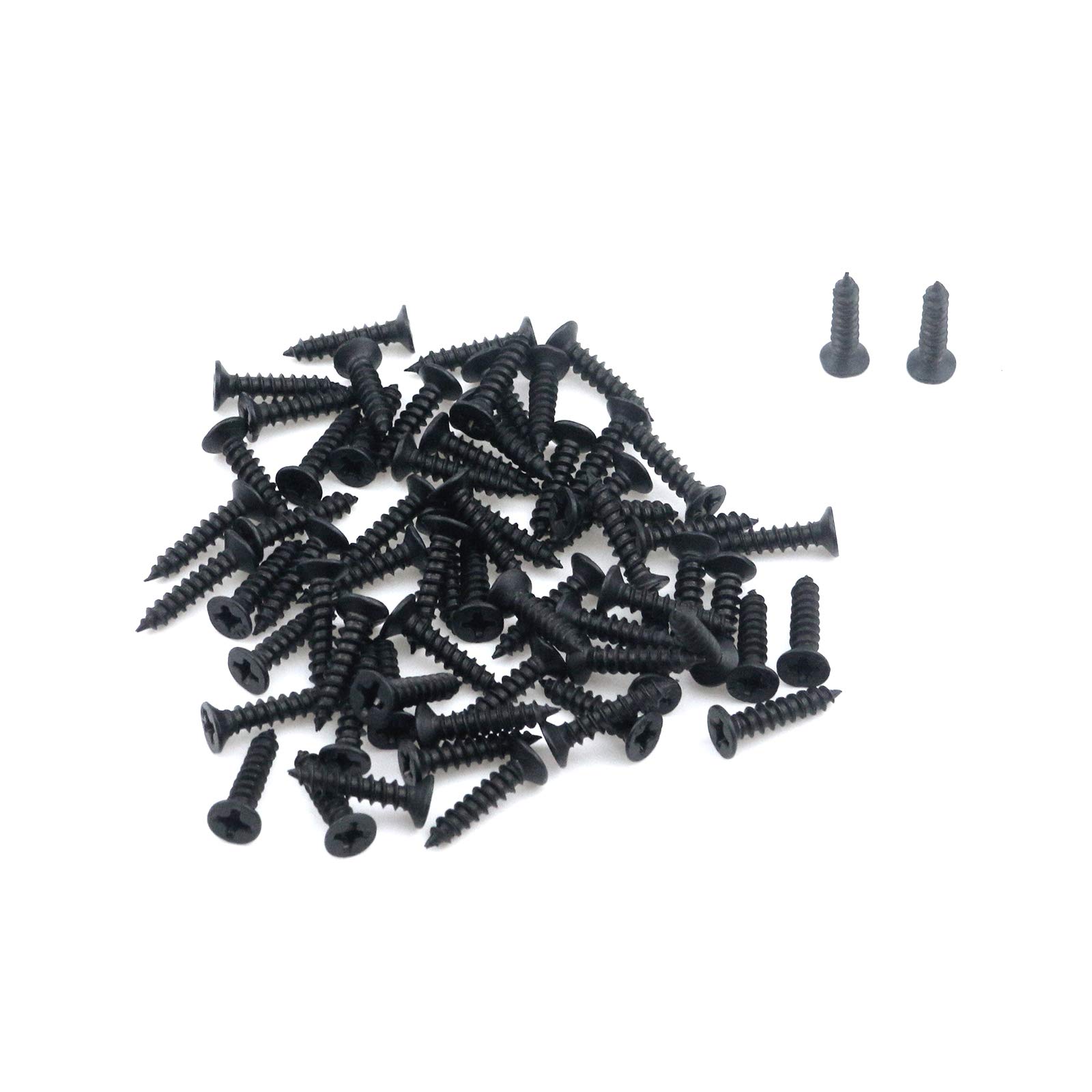 Tulead 20-Pack Black Iron Latch Hooks with Screws - Heavy Duty Hardware for Jewelry Boxes, Gift Boxes & Toolboxes - Perfect for DIY Crafts, Home Decor & Storage Organization
