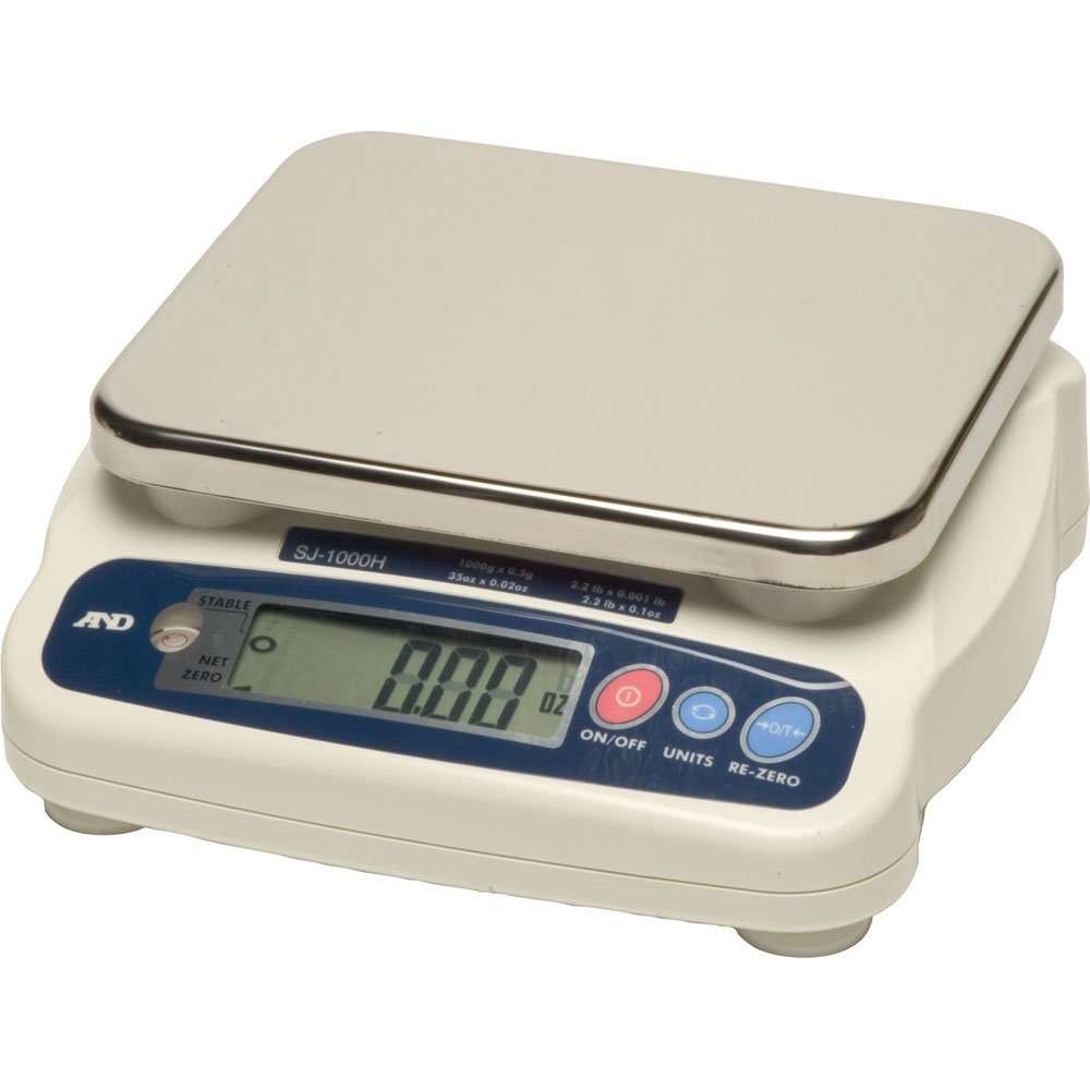 Stainless Steel Digital Kitchen Scale - 2.2 lb Capacity, Precision Gram Scale for Baking, Cooking, Coffee & Jewelry | Compact Food Scale with LCD Display
