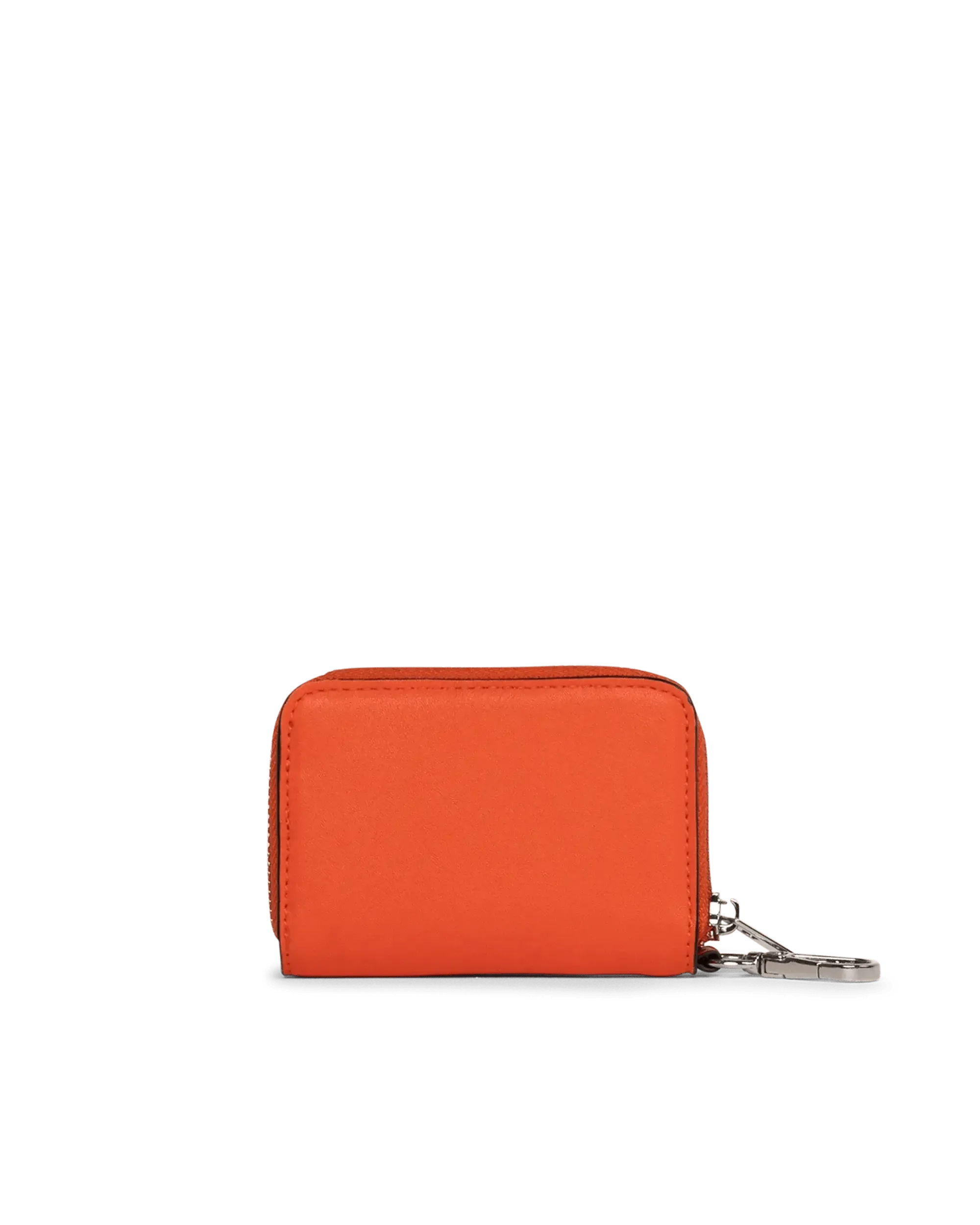 Mini Logo Print Zip Cardholder - Slim RFID Blocking Wallet for Men & Women - Perfect for Travel, Business & Everyday Use
