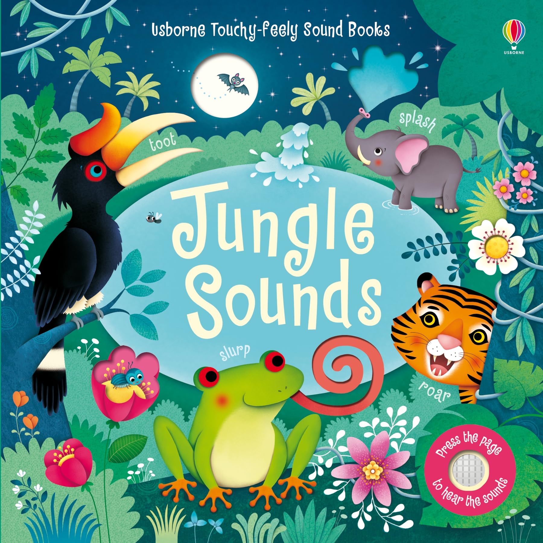 Jungle Sounds Sound Book for Kids - Interactive Animal Noises & Nature Sounds - Perfect for Bedtime Stories, Learning & Sensory Play