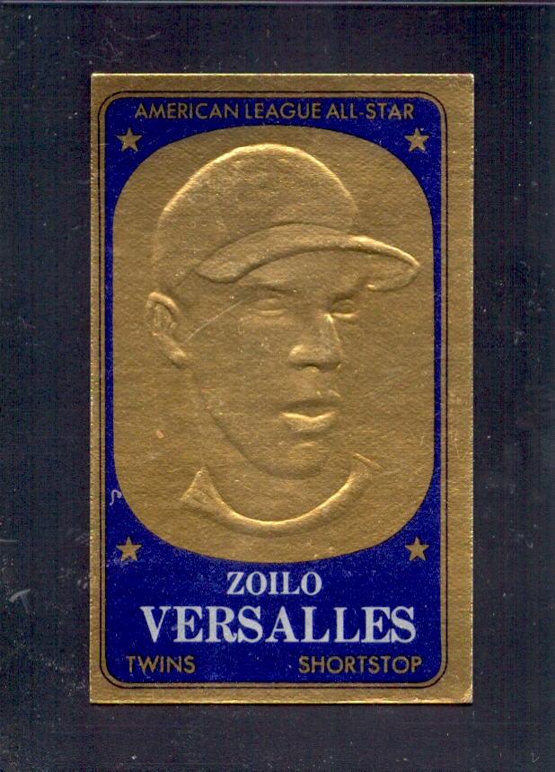 1965 Topps Embossed #33 Zoilo Versalles Minnesota Twins Baseball Card - Vintage Collectible for Sports Memorabilia Fans
