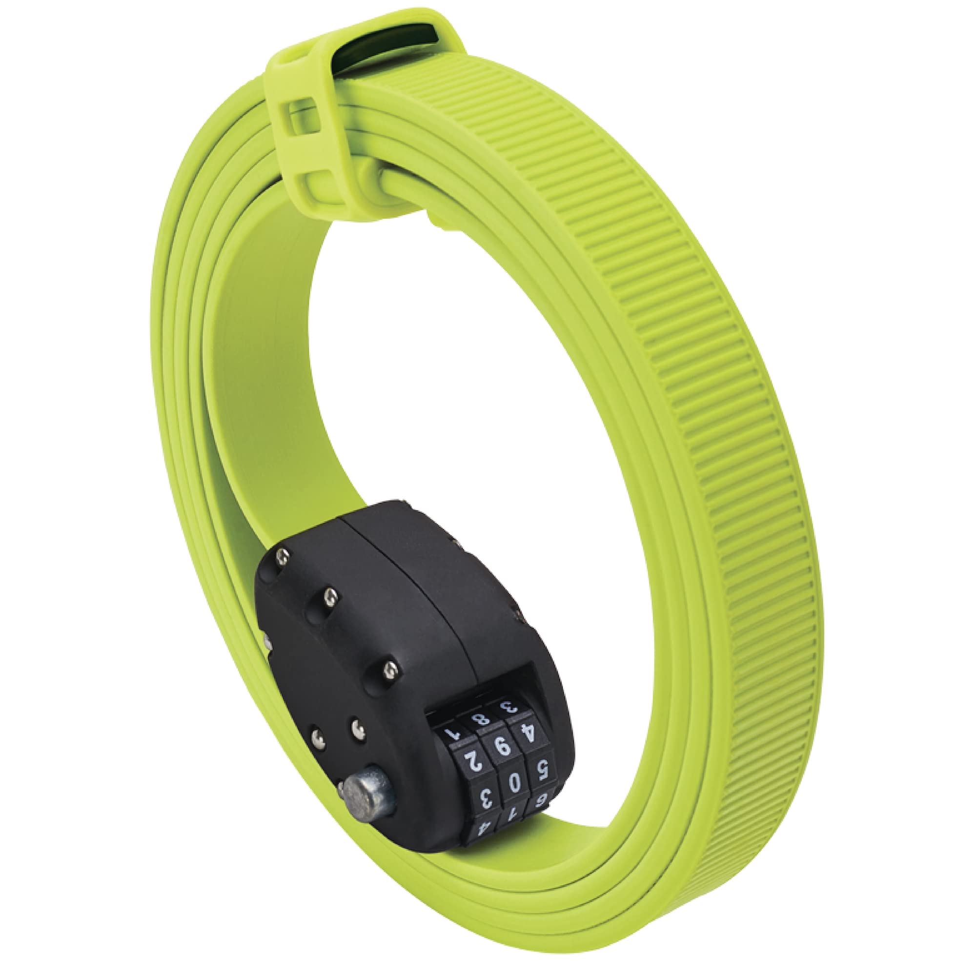 OTTOLOCK Combination Bike Lock - Lightweight & Compact Anti-Theft Bicycle Lock for Cycling, E-Bikes & Outdoor Activities (60 Inch, Flash Green) | Perfect for Quick Stops, Commuting & Bike Parking Security