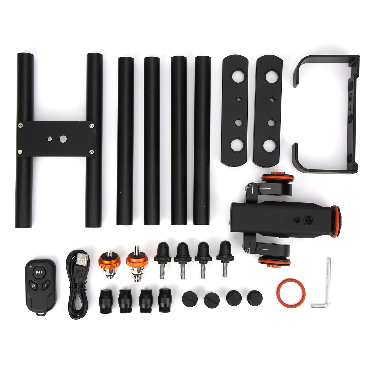 Mini Skater Motorized Camera Slider Dolly - 60cm/24in Professional Stabilizer for DSLR, Camcorder & Video Photography | Perfect for Smooth Tracking Shots, Time-Lapse & Movie Production