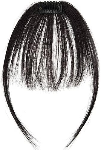 Natural Color Thin Clip-in Front Hair Bangs Fringe Extension Piece for Women – Perfect for Cosplay, Daily Wear & Hairstyling
