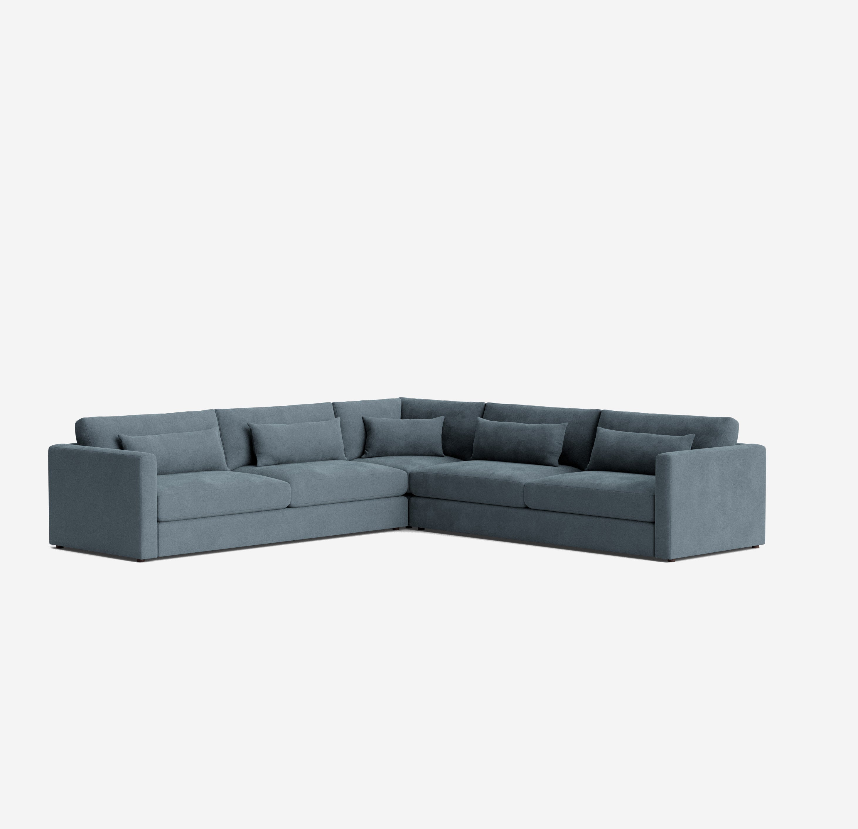 Durham Corner Sectional Sofa - Modern L-Shaped Couch with Storage | Comfortable Living Room Furniture for Small Spaces & Apartments