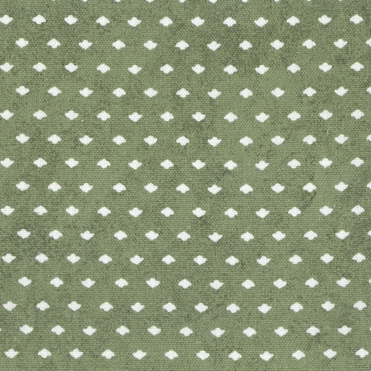 READY TO SHIP Designer Throw Pillows - Maresca Calico Dot Pattern in Willow Green | Perfect for Sofa, Bedroom & Home Decor