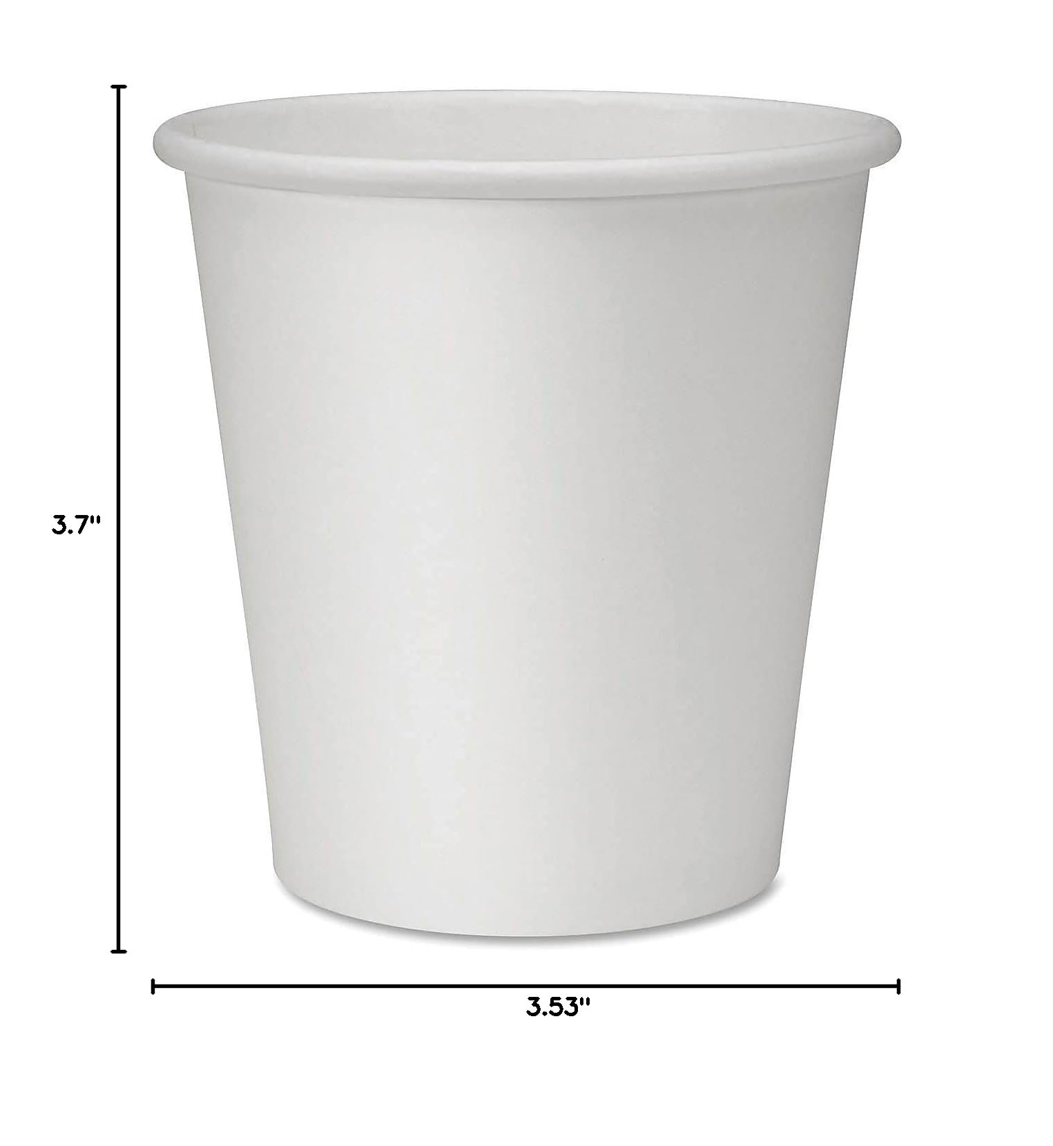 Genuine Joe 10oz Disposable Hot Coffee Cups with Lids - 1000 Pack (1000 Cups) - Perfect for Coffee Shops, Offices, and Catering Events