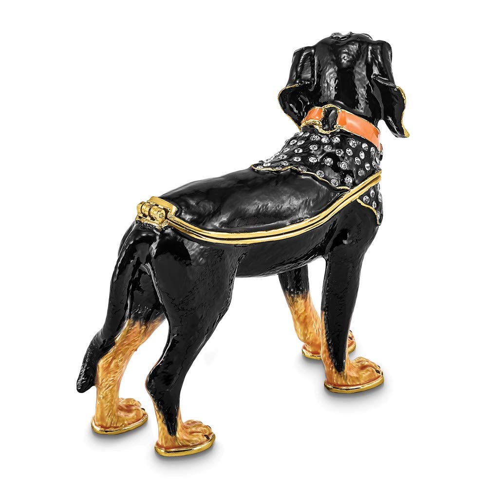 Sonia Jewels Knox Bluetick Coonhound Trinket Box 4.41