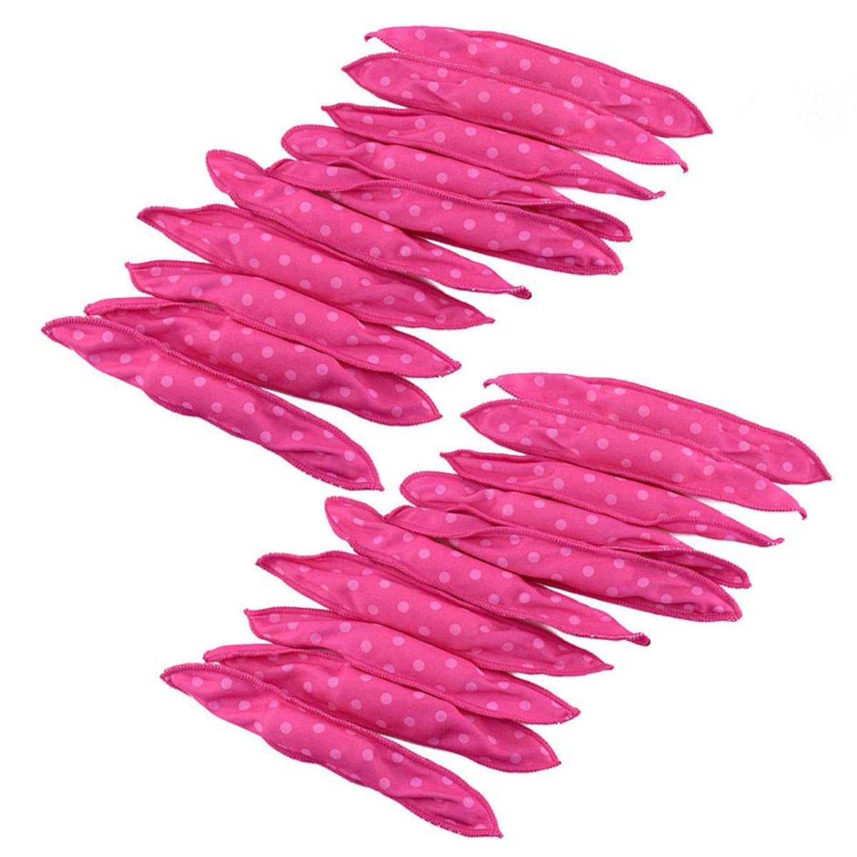Foam Hair Rollers for Long & Short Hair - No Heat Soft Sponge Curlers for Overnight Styling, Spiral Curls (Pink) | Perfect for Bedtime, Travel & Salon-Quality Waves at Home