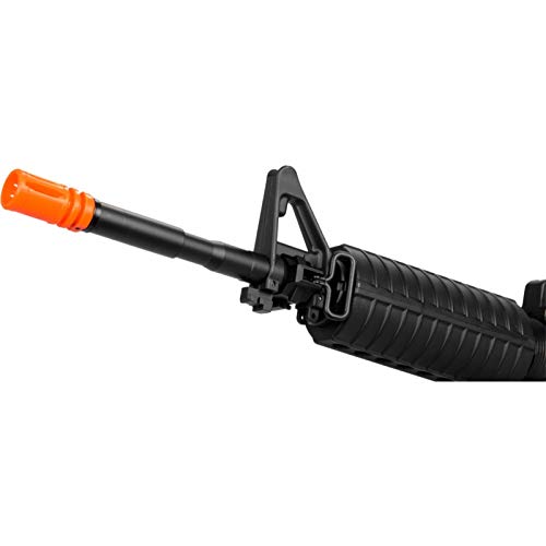 Lancer Tactical M4A1 Gas Blowback Airsoft Rifle - Full Metal RIS Rail System & Carbine Style | Perfect for MilSim, Tactical Training & Competitive Airsoft Games
