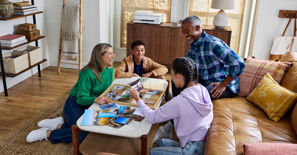 HP Envy 6530e Wireless All-in-One Color Printer with Auto 2-Sided Printing | Print, Scan, Copy | 3 Months Instant Ink Included | Automatic Document Feeder | Home & Office Use | Perfect for Documents, Photos, School Projects & Small Business Needs