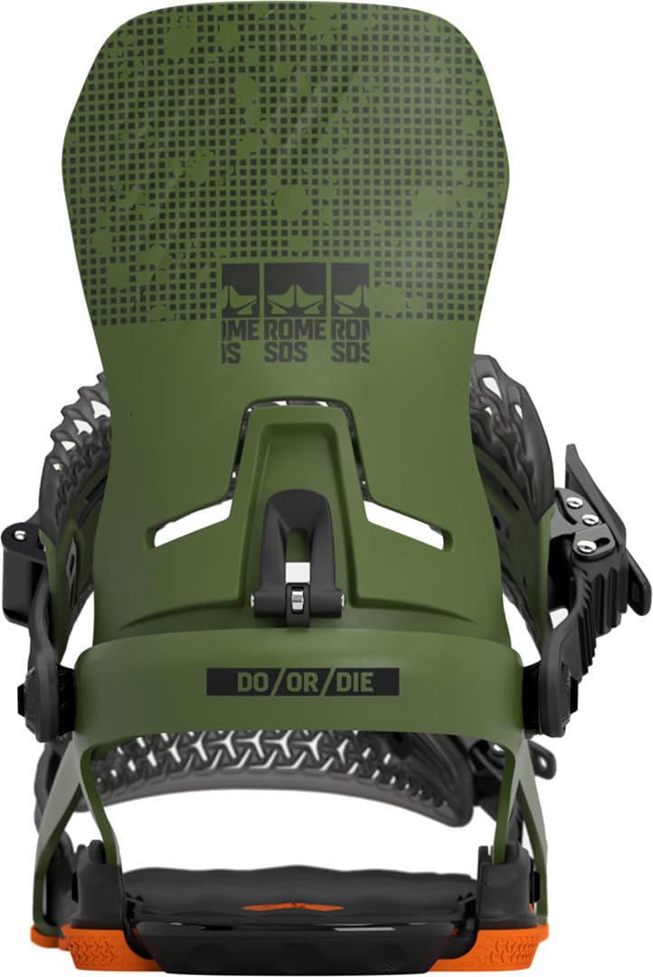 Rome Snowboards Men's DOD Snowboard Bindings - Adjustable Strap Bindings for All-Mountain Freestyle Riding | Perfect for Park, Powder & Backcountry Adventures