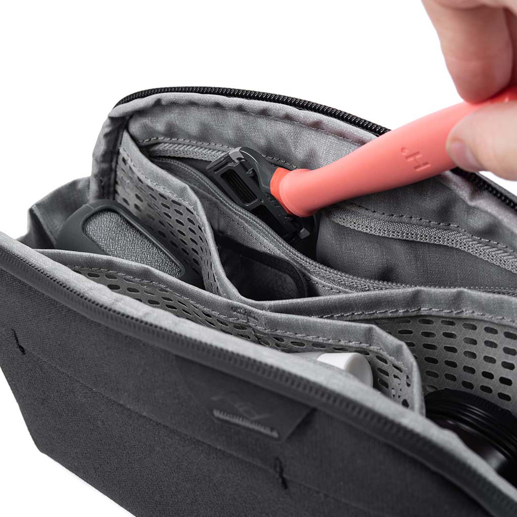 Peak Design Wash Pouch Small - Waterproof Travel Toiletry Bag for Men & Women - Perfect for Camping, Gym, and Business Trips