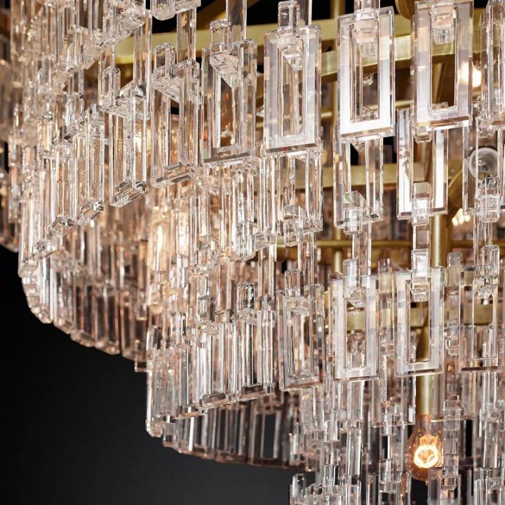 Arrebol 5-Tier Round Crystal Chandelier 60